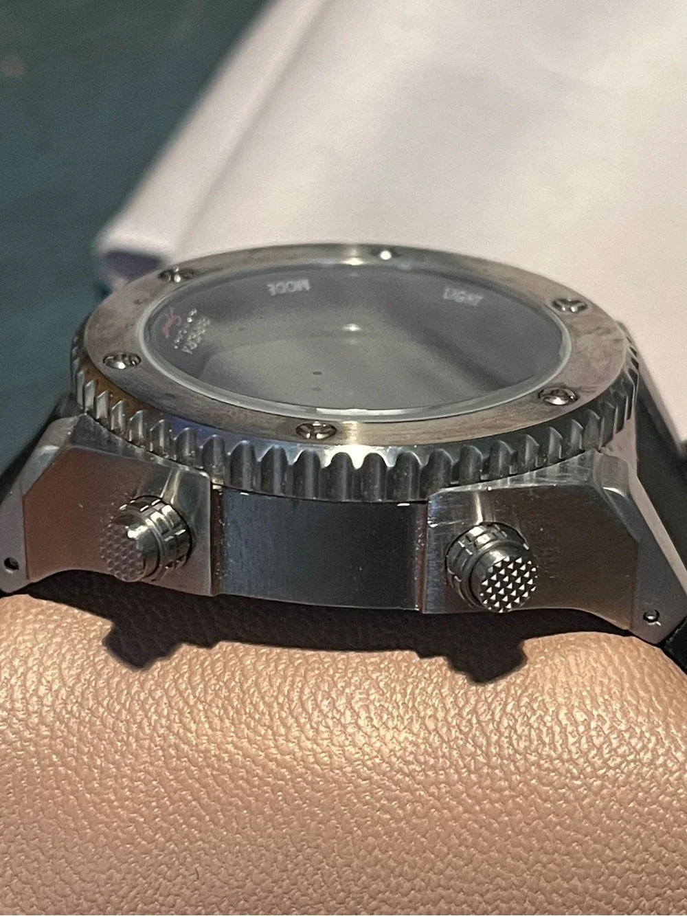 RARE Brera Orologi Sport Digital Watch BRSMDISS01 SS Black Band
